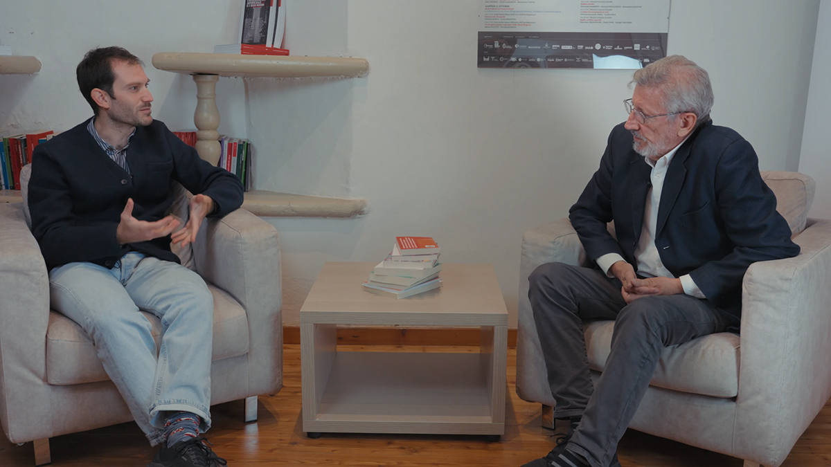 Un momento dell'intervista